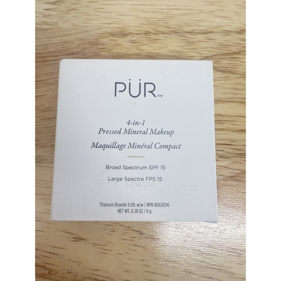 PUR Beauty 4-in-1 Pressed Mineral Makeup Powder Bisque MG3 SPF 15 0.28 Oz NEW - Picture 1 of 8
